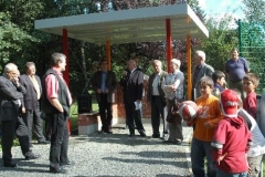 Basketballplatz Eröffnungsfeier