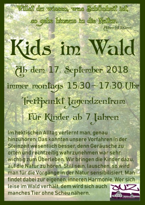 Kids im Wald 2018