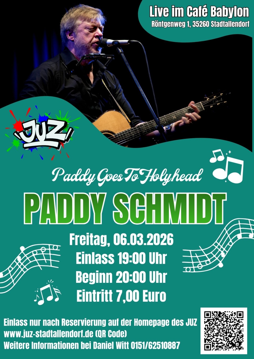 Live Konzert Paddy Schmidt