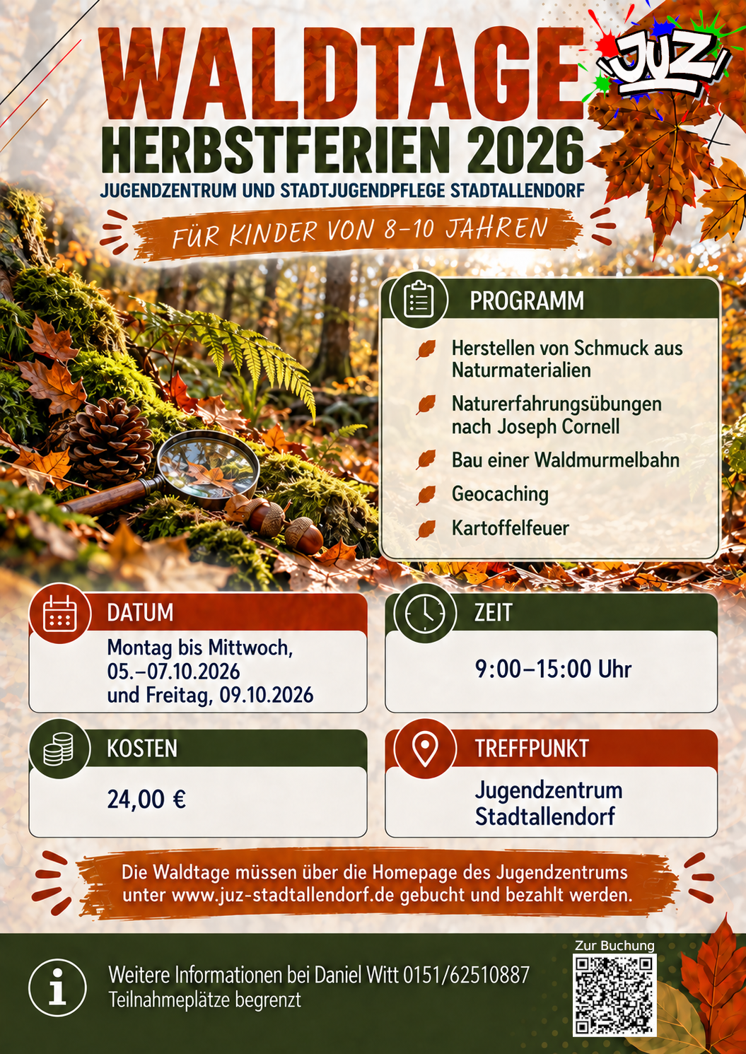 05.10.2026 Herbstferienprogramm 2026 - Waldtage